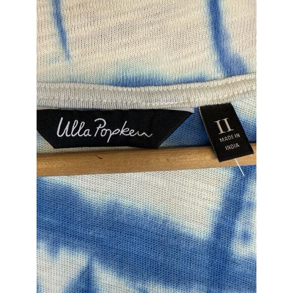 Ulla Popken Women's Plus Size II Kimono Sweat Jacket Tie Dye Open A Line - Picture 10 of 13